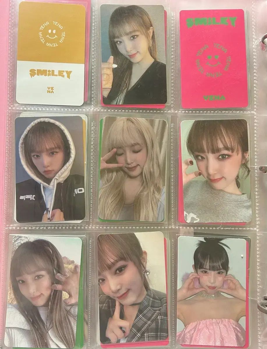 チェ イェナ YENA SMILEY アルバム トレカ IZ ONE