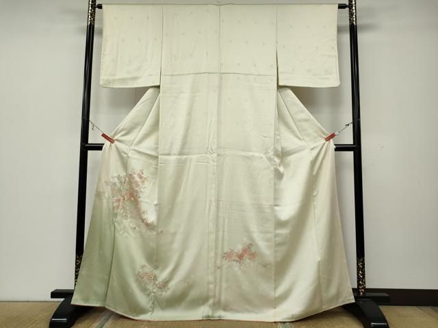 平和屋着物▽中国三大刺繍 スワトウ刺繍 総刺繍 訪問着 花車文 暈し