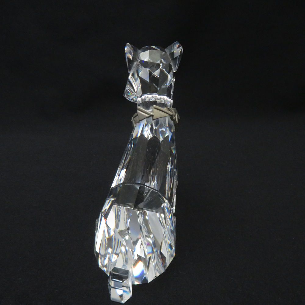 美品 SWAROVSKI スワロフスキー The Dog 置物 オブジェ インテリア 犬