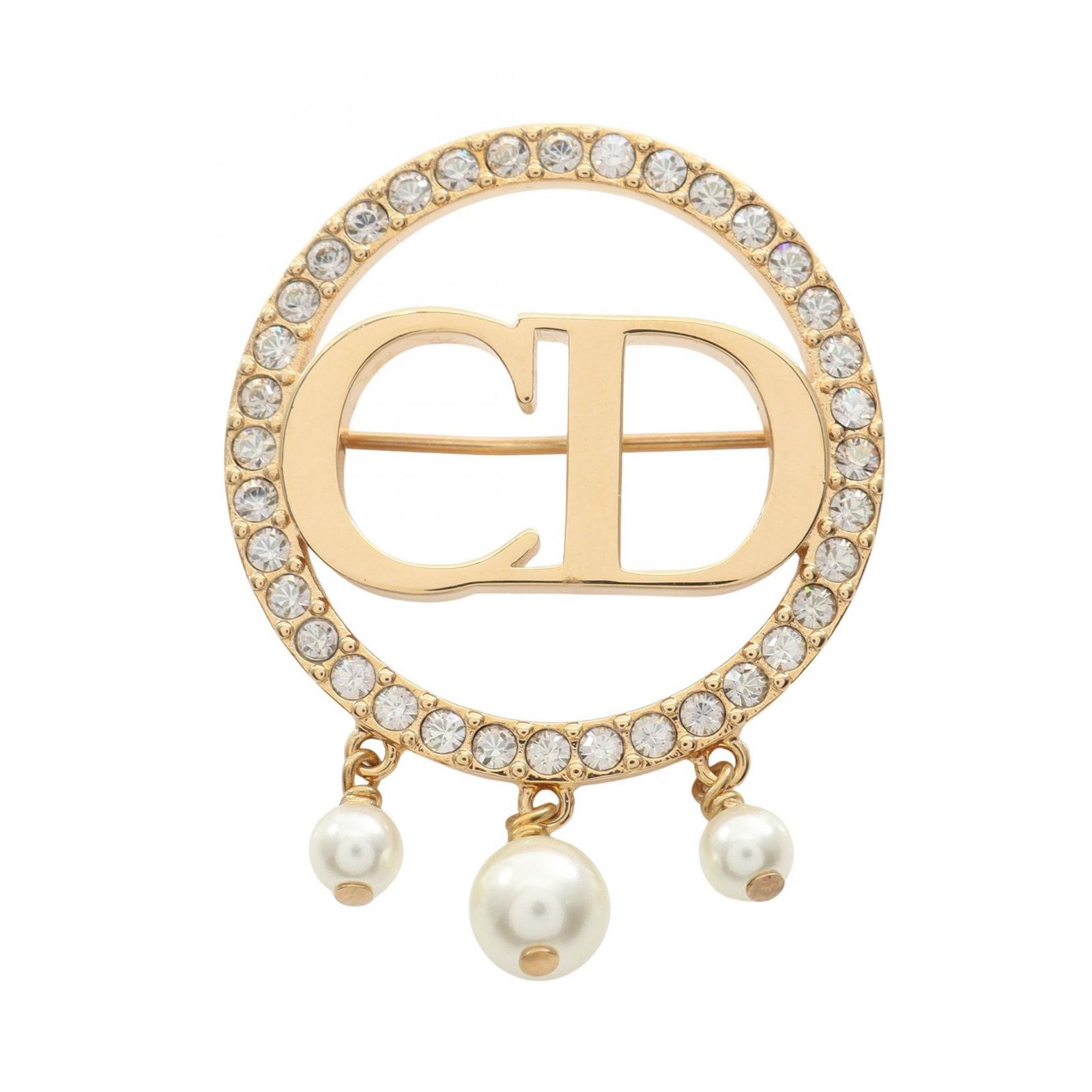 Dior ディオール CDロゴ ブローチ - メルカリ