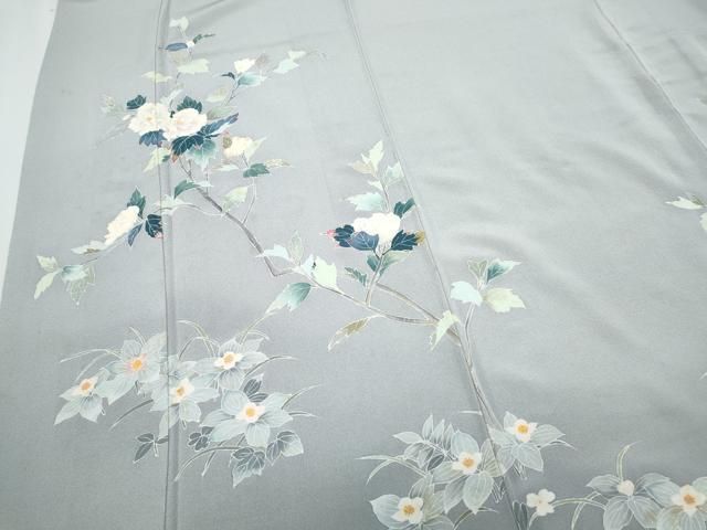 平和屋着物▽訪問着 友禅 作家物 枝花文 正絹 逸品 CABA8609th - メルカリ