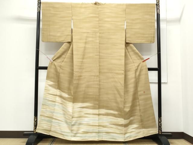 平和屋着物▽染色工芸作家 本郷葵虹 訪問着 霞文 暈し染め 正絹 逸品