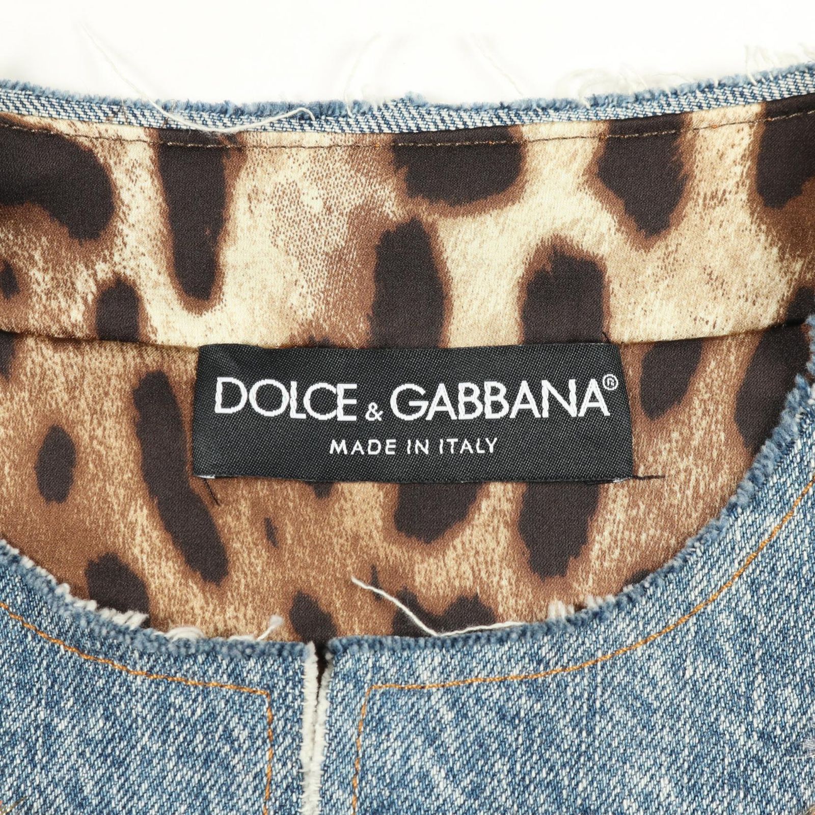 DOLCE & GABBANA ドルチェアンドガッバーナ ツイード デニムジャケット