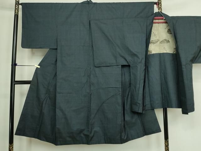 平和屋着物●男性　本場大島紬　アンサンブル　長襦袢セット　亀甲絣　正絹　逸品　AABD0699fy 平和屋着物□男性 本場大島紬 アンサンブル 100亀甲 総詰め 正絹 逸品