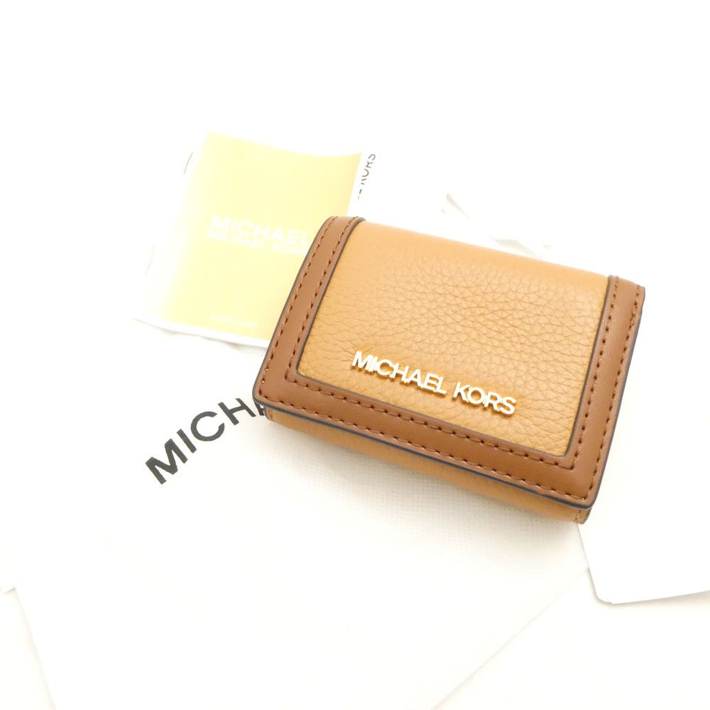 未使用 MICHAEL KORS マイケルコース 三つ折り財布 サイフ ウォレット AM7132 未使用 MICHAEL KORS マイケルコース 三つ折り財布 サイフ ウォレット