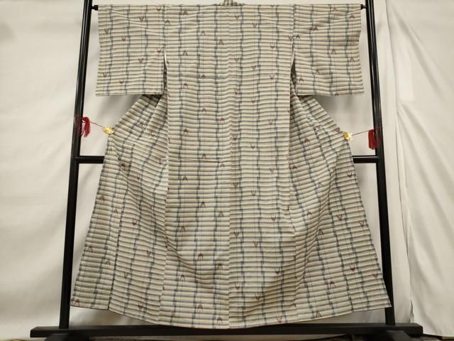 平和屋着物▽上質な紬　単衣　抽象文様　三越扱い　正絹　逸品　AABC0532fy 平和屋着物□上質な紬 抽象文様 正絹 逸品 AABE4579st - メルカリ