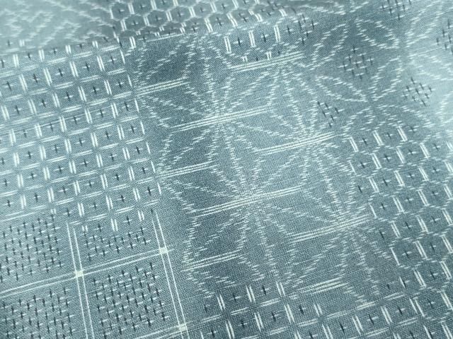 平和屋着物□上質な紬 麻の葉文 正絹 逸品 DAAZ9982sf - メルカリ