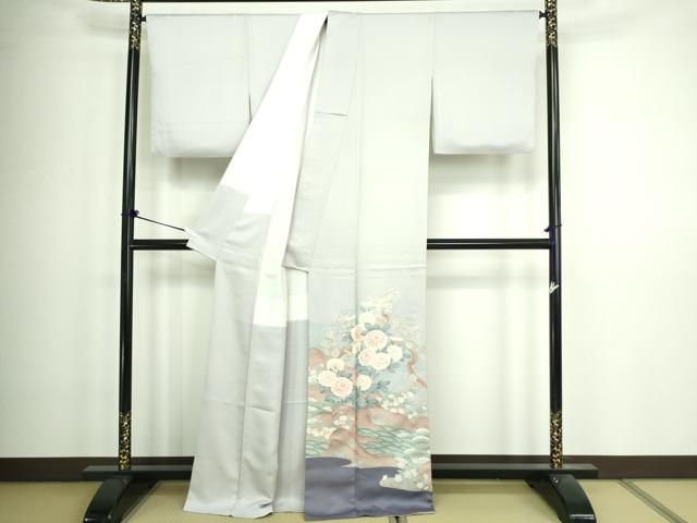 平和屋着物□訪問着 刺繍 草花文 正絹 逸品 DAAZ9989sf - メルカリ