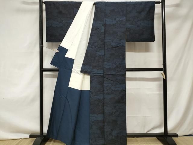 平和屋着物●結城紬　80亀甲　雲取り花文　正絹　逸品　未使用　DAAW5543ud 平和屋着物□結城紬 80亀甲 雲取り風景文 正絹 逸品 CAAZ5804ev - メルカリ