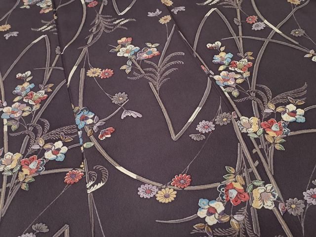 平和屋着物□上質な小紋 枝蕾文 正絹 逸品 CAAJ2971yc