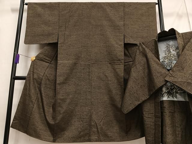 平和屋着物□男性 紬 アンサンブル 霞文 正絹 逸品 AABE5037oa - メルカリ