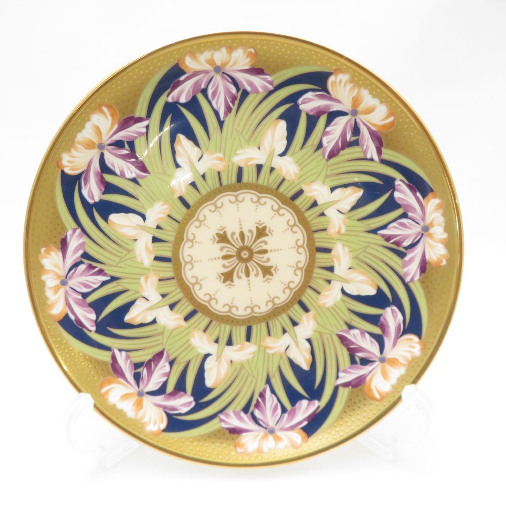 美品 Noritake ノリタケ 和花コレクション 菖蒲 4662 ケーキプレート 2枚 ペア 18cm 中皿 金彩 花柄 SU13087K1 美品 Noritake ノリタケ 和花コレクション 菖蒲 4662 ケーキプレート 2