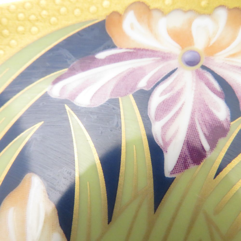 美品 Noritake ノリタケ 和花コレクション 菖蒲 4662 ケーキプレート 2枚 ペア 18cm 中皿 金彩 花柄 SU13087K1 美品 Noritake ノリタケ 和花コレクション 菖蒲 4662 ケーキプレート 2