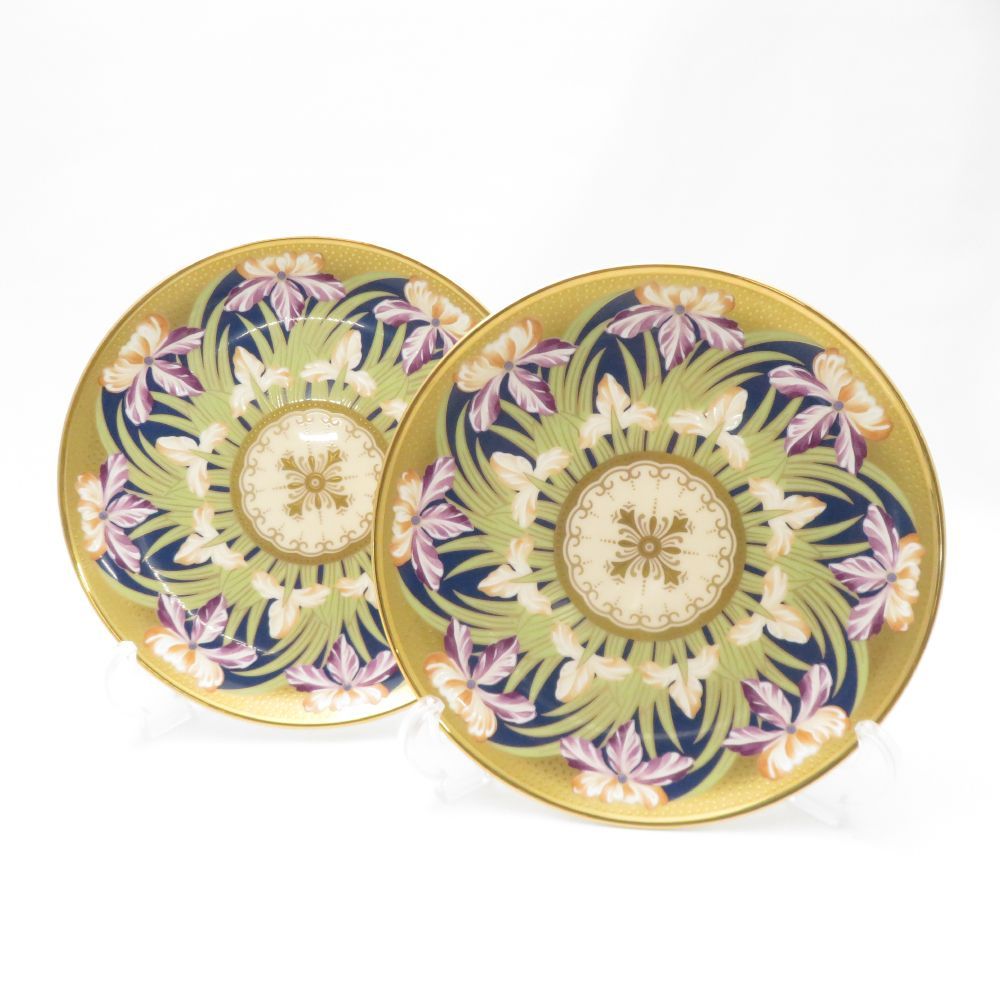 美品 Noritake ノリタケ 和花コレクション 菖蒲 4662 ケーキプレート 2