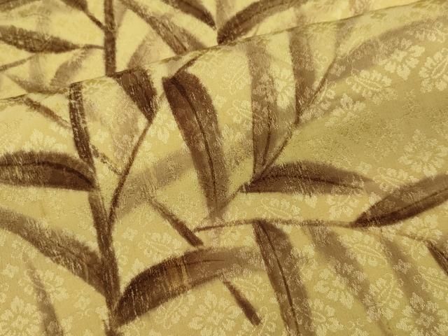 平和屋着物□訪問着 手描き 笹の葉文 暈し染め 正絹 逸品 CABB1792ou