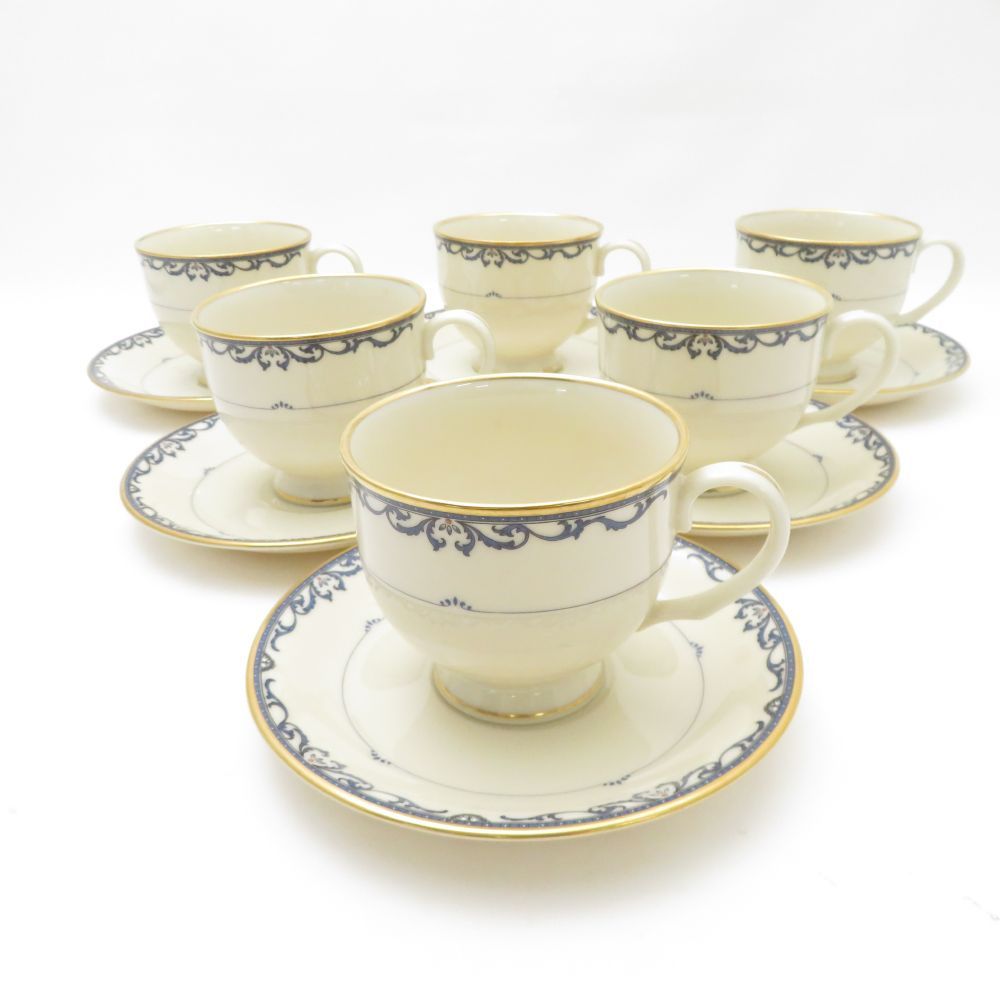 美品 LENOX レノックス LIBERTY リバティー ティーカップ＆ソーサー 6 