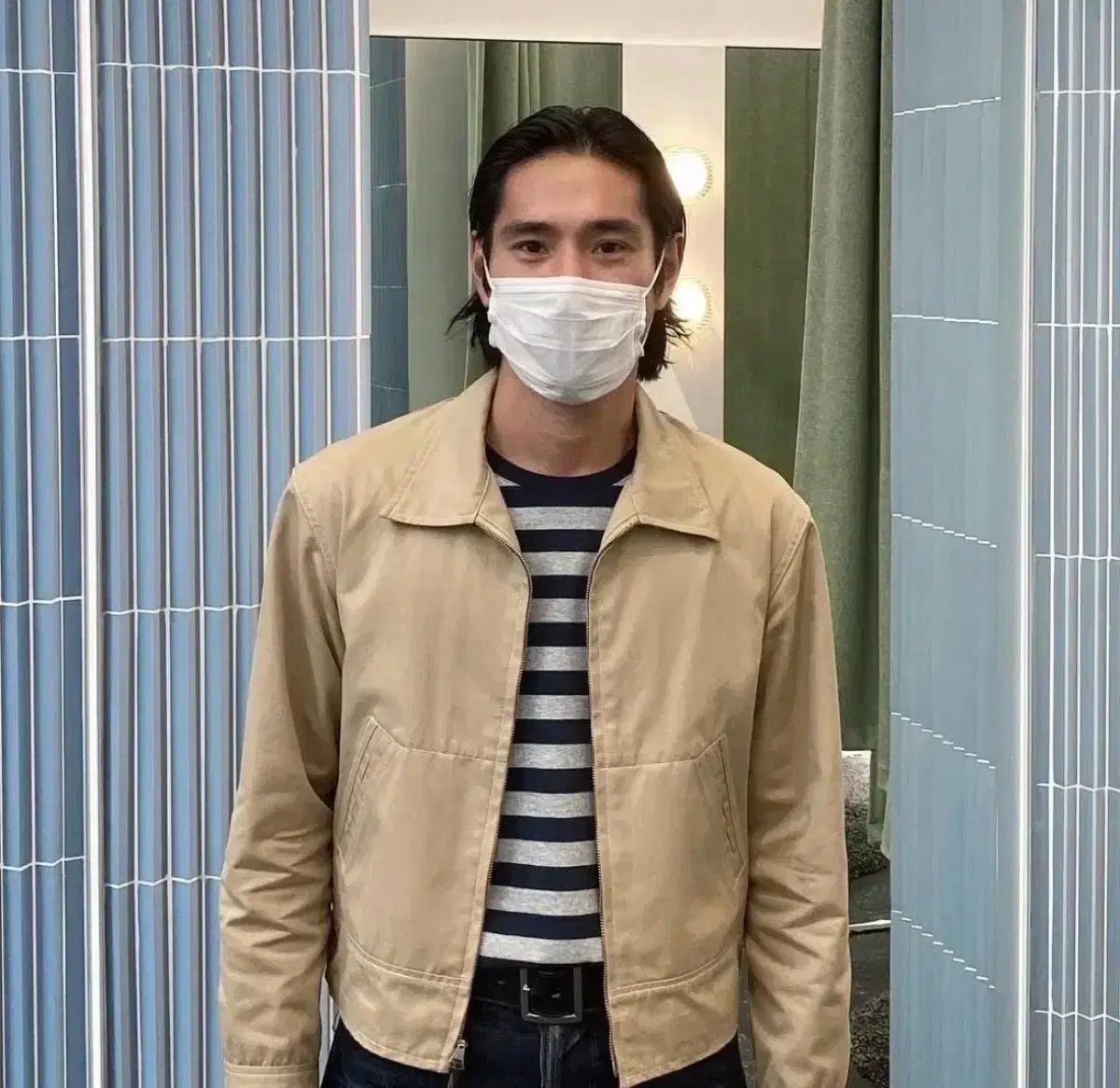 At Last&Co(アットラスト) スポーツジャケット ベージュ 40サイズ