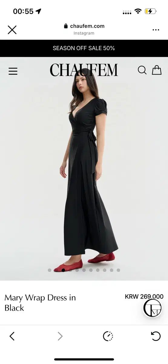 ショーラブ メリー ラブ ドレス ブラック パク ソンウ