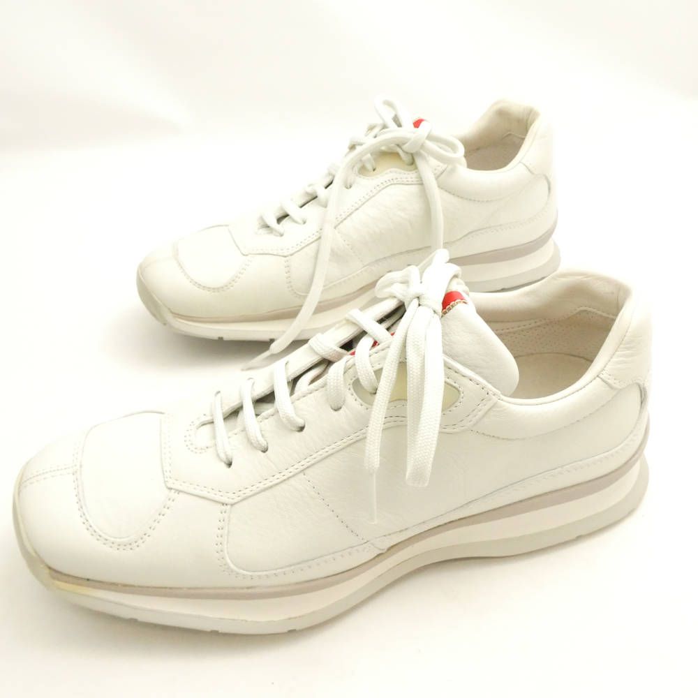 美品 PRADA SPORT プラダスポーツ CALZATUREUOMO(4E0871) レザー