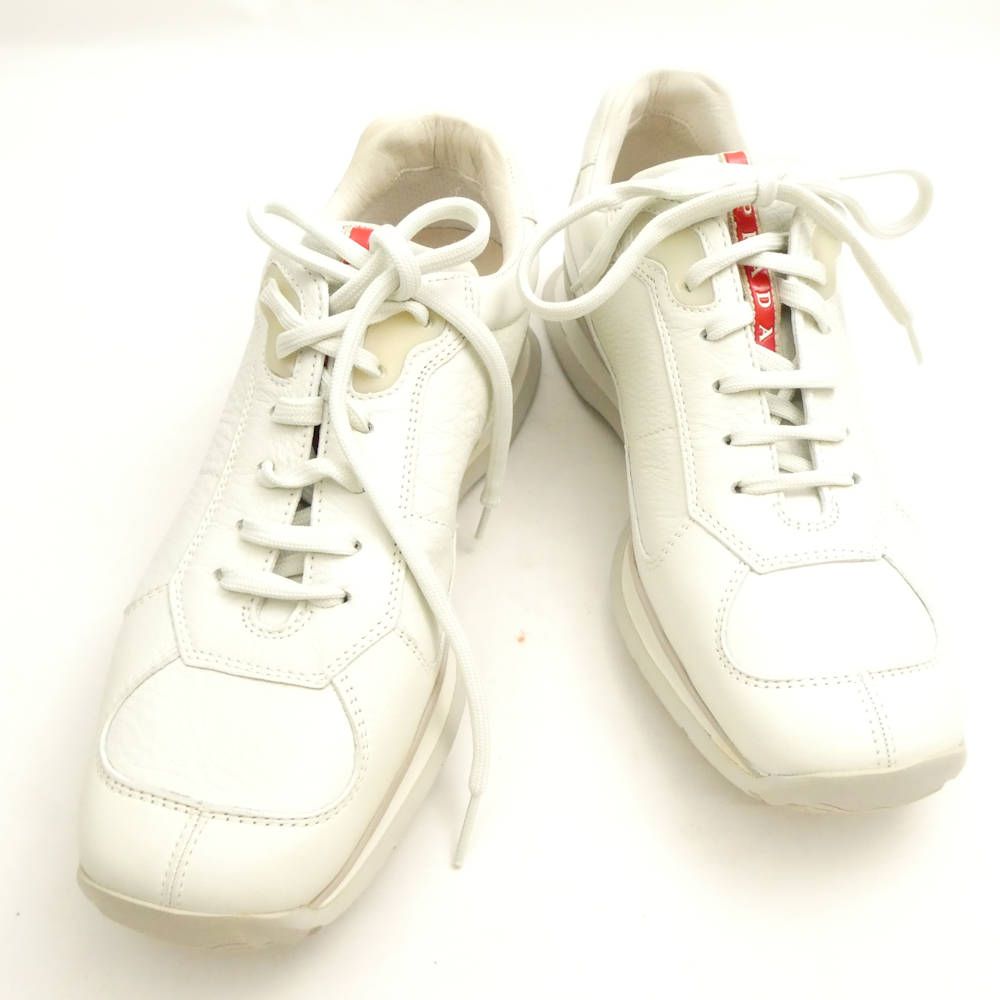 美品 PRADA SPORT プラダスポーツ CALZATUREUOMO(4E0871) レザー 