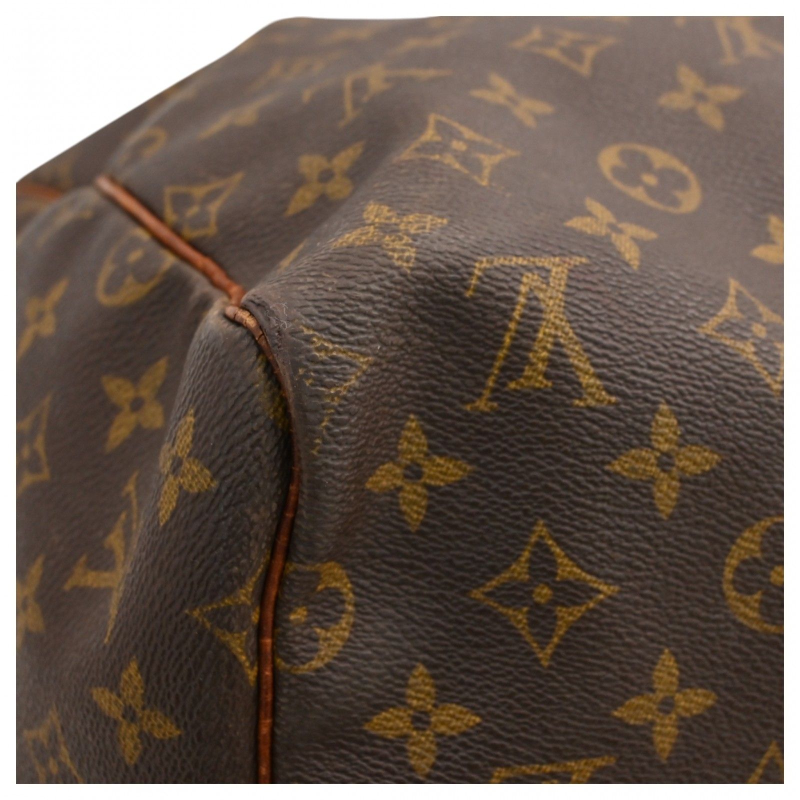 LOUIS VUITTON ボストンバッグ モノグラム キーポル55 ブラウン ルイヴィトンモノグラムキーポル55 ボストン旅行バッグブラウン