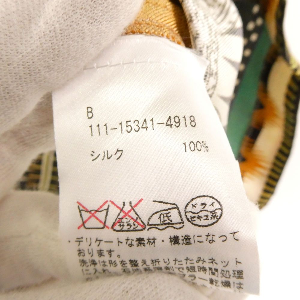 美品 ETRO エトロ 111-15341-4918 ブラウス 42 シルク 100% 半袖 総柄 レディース AY6930A75 美品 ETRO エトロ 111-15341-4918 ブラウス 42 シルク 100% 半袖 総柄