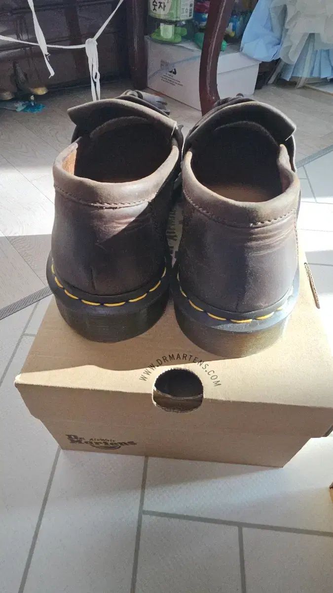  ドクターマーチン エイドリアン ダークブラウン 270 ローファー ブーツ 革靴