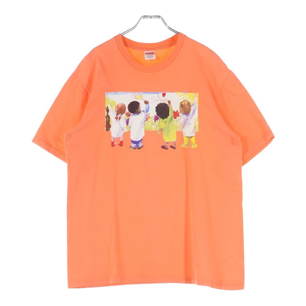 定番，100%新品 SUPREME (シュプリーム) 19SS Kids Tee キッズプリント 半袖Tシャツ オレンジ Tシャツ