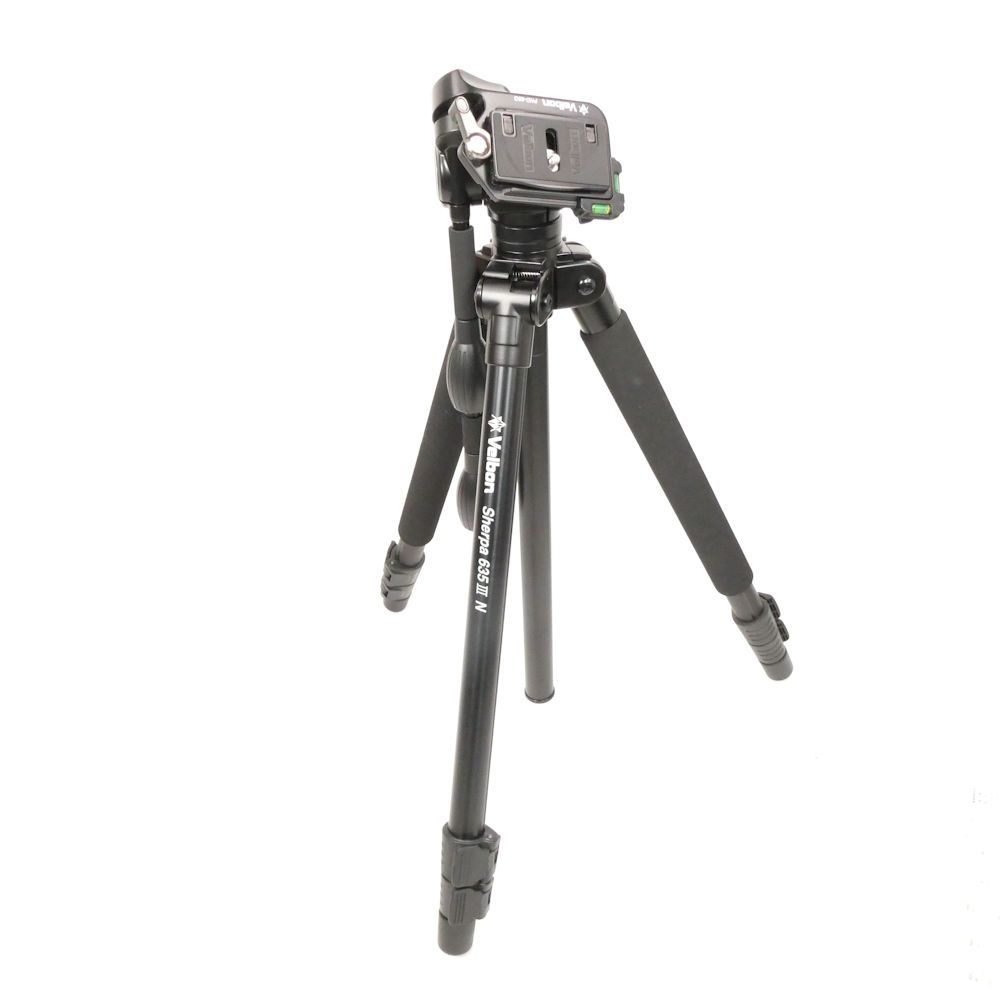 美品 Velbon ベルボン ヴェルボン Sherpa 635 III N シェルパ PHD-65Q