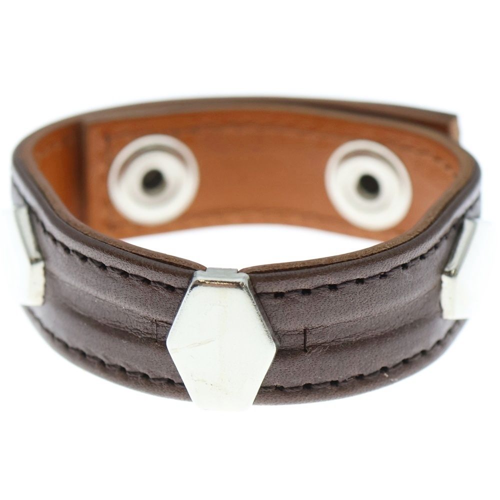 PEEL&LIFT (ピールアンドリフト) LEATHER BRACELET スタッズレザー