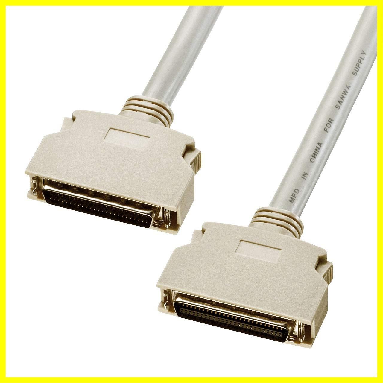 【人気商品】サンワサプライ SCSIケーブル 1m ライトグレー KB-SHP1K