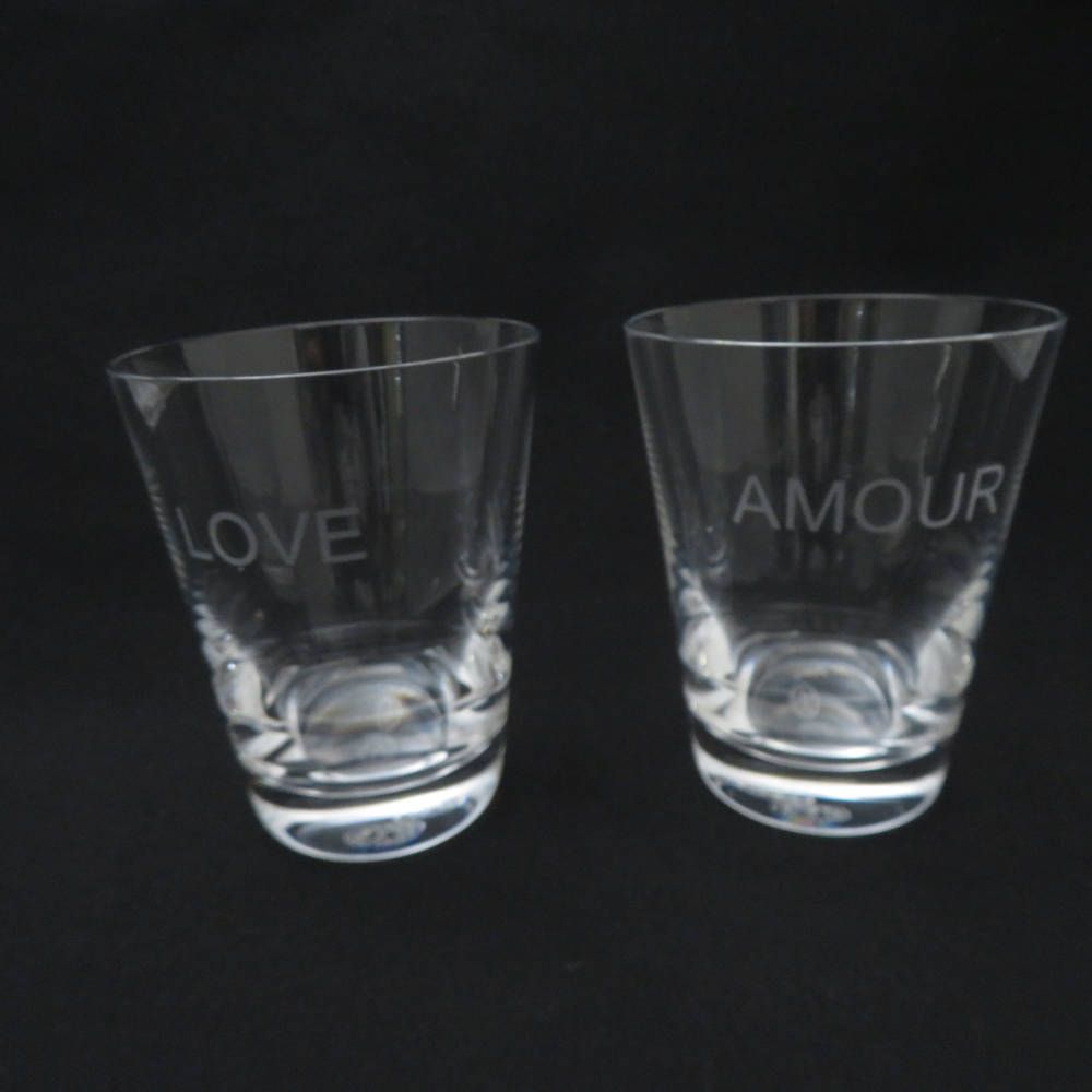 美品 Baccarat バカラ カステルバジャックコラボ タンブラー 2点 ペア 