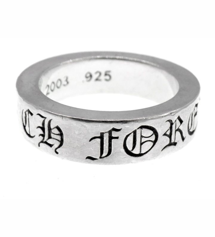 クロムハーツ CHROME HEARTS 6 mm SPACER FOREVER スペーサー フォーエバー シルバー リング 46956