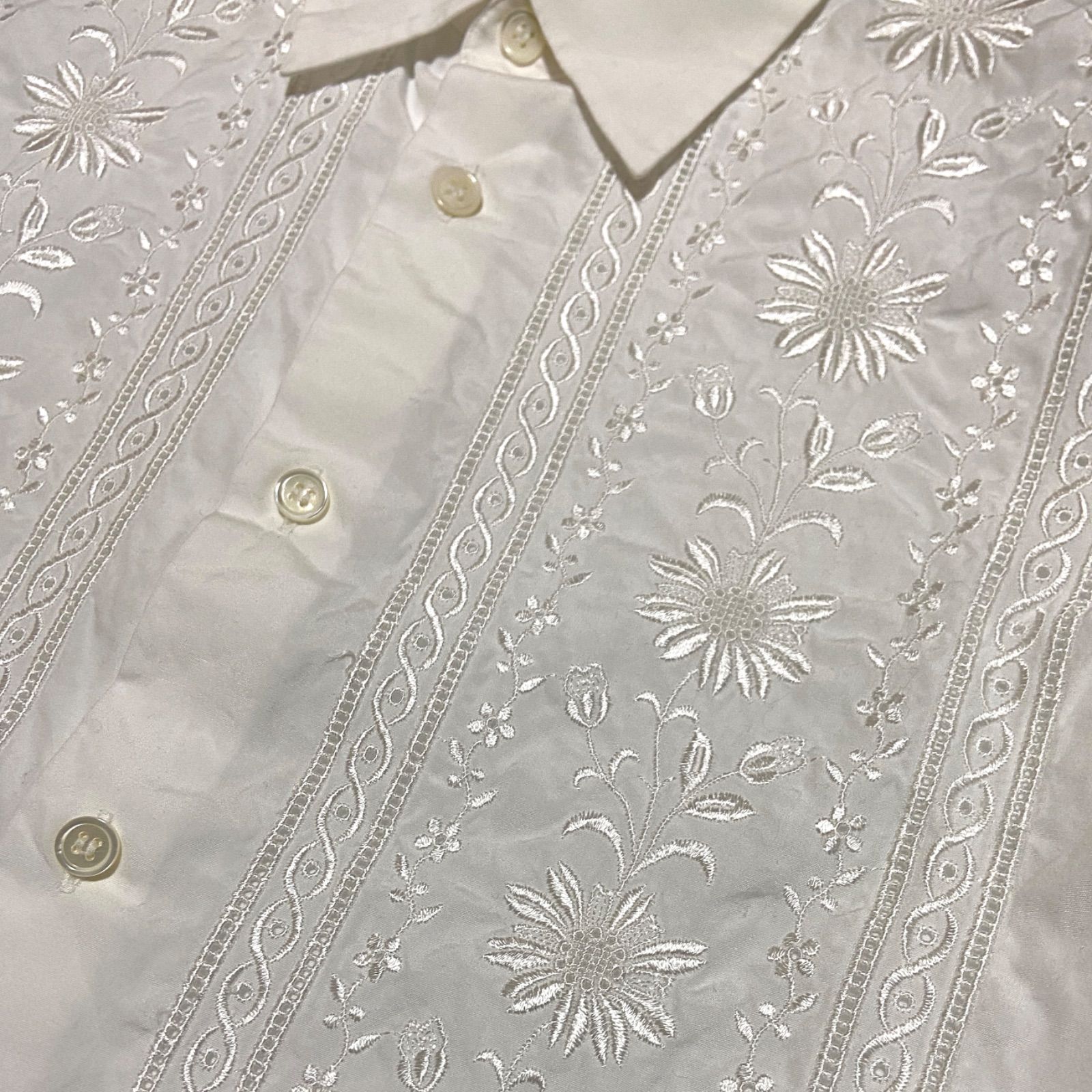 tricot COMME de GARCONS トリココムデギャルソン 長袖ブラウス 刺繍