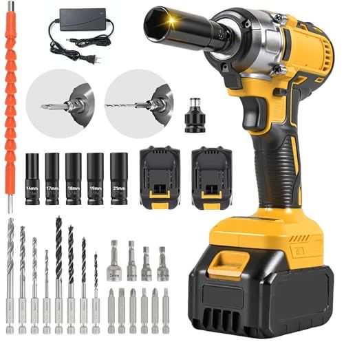 電動インパクトレンチ 充電式 インパクトレンチ タイヤ交換 強力?ブラシレスモーター 最大トルク800 N?m 4000 mAhバッテリー 2 無段変速 正逆転両用 1 2インチ 自動停止モード 一台３役 電動レンチ ドリルドライバー インパク 15 bb 103 e