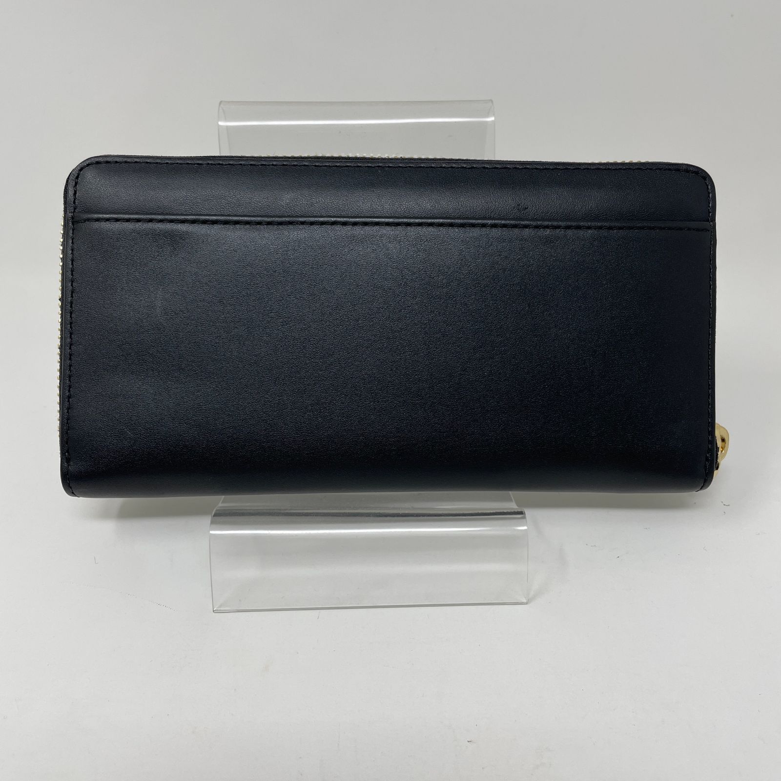 未使用】Kate spade ケイトスペード リボン ラウンドファスナー長財布 