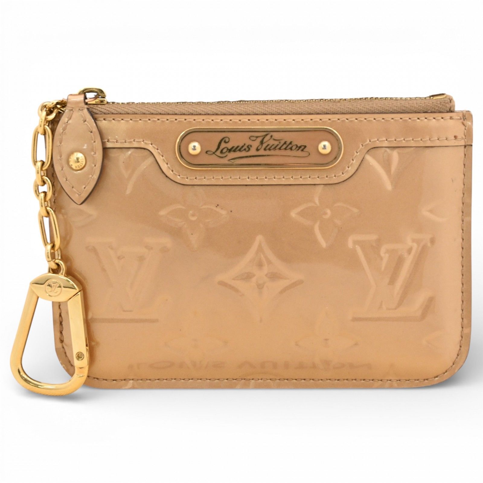 ルイヴィトン モノグラム ヴェルニ ポシェットクレ コインケース A