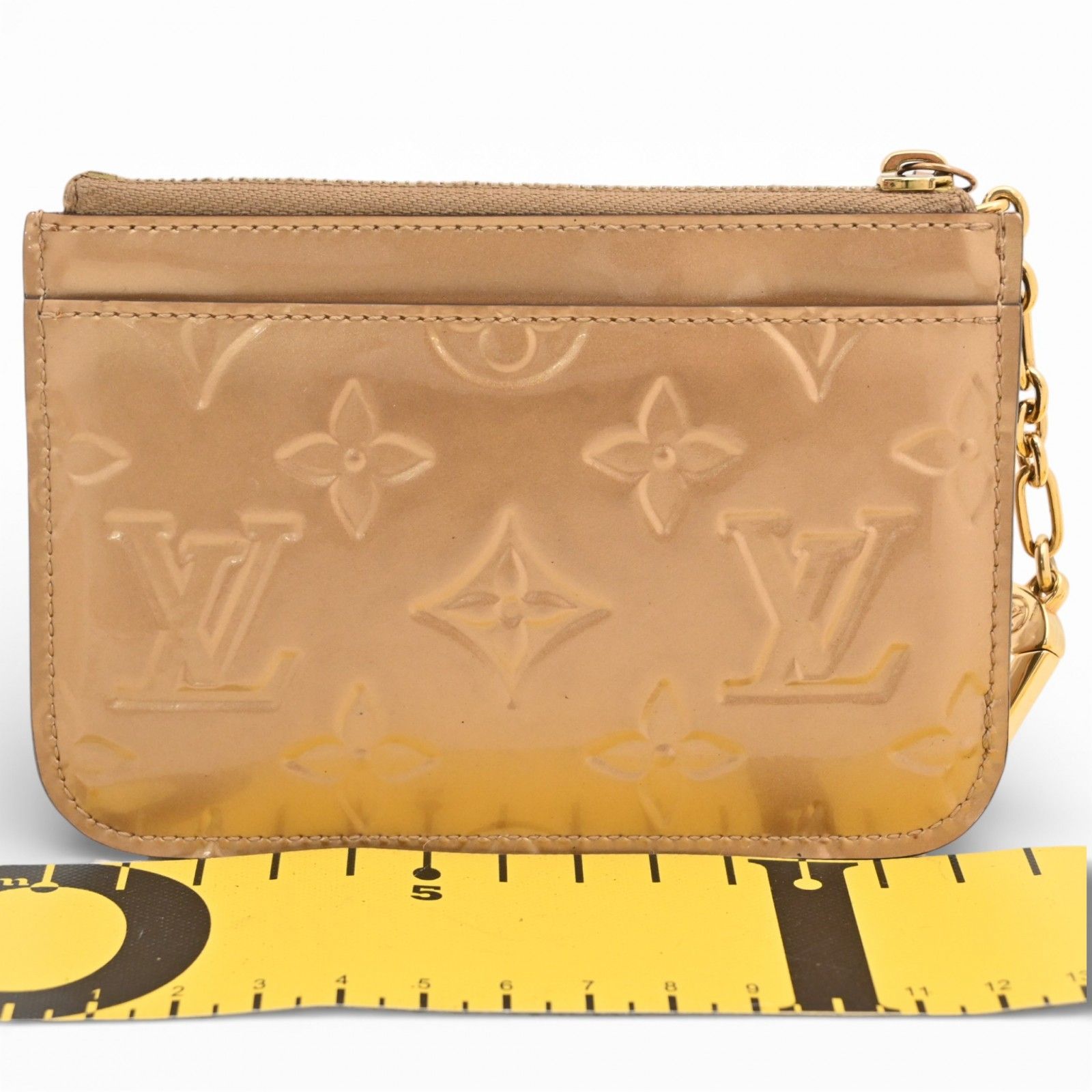 ルイヴィトン モノグラム ヴェルニ ポシェットクレ コインケース A