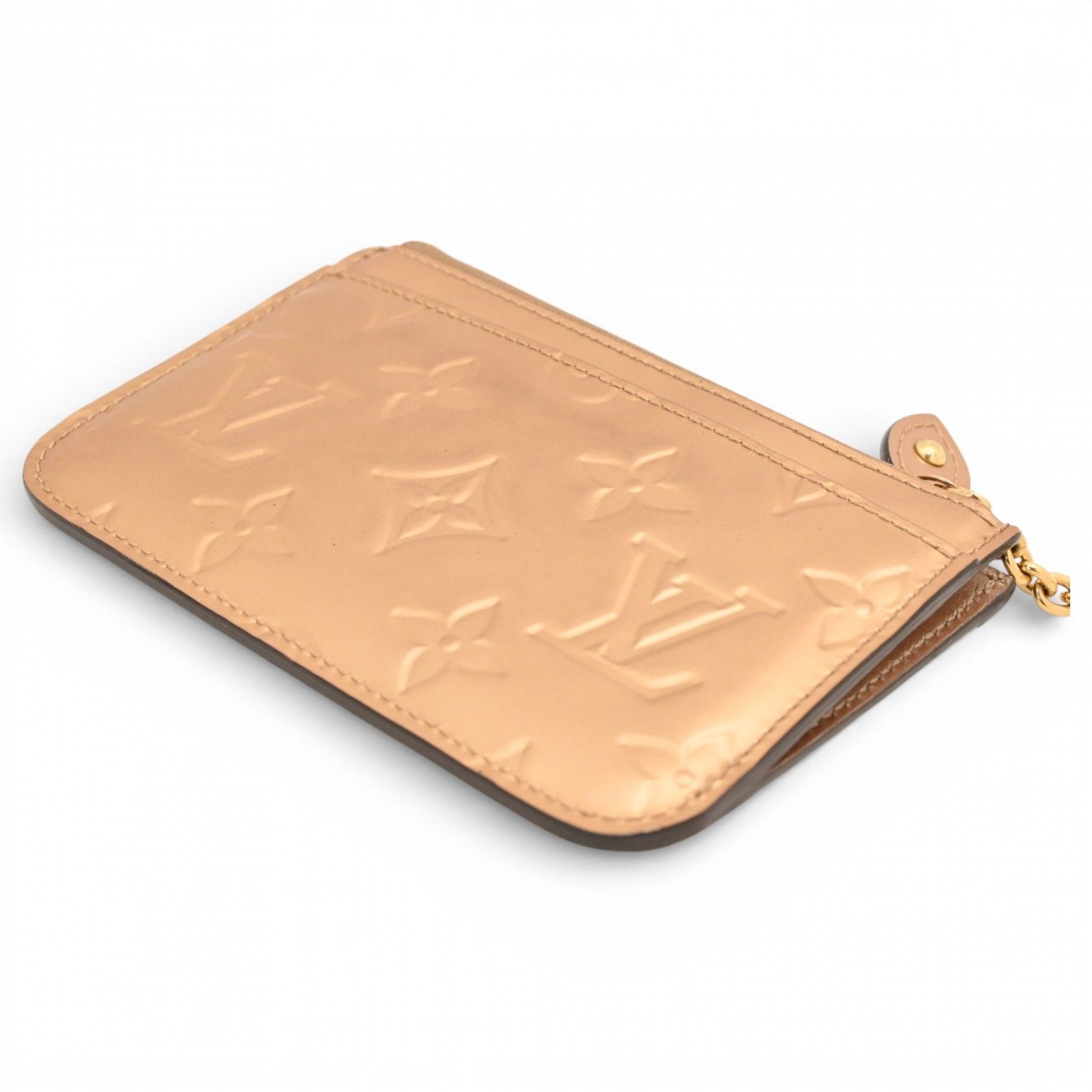 ルイヴィトン モノグラム ヴェルニ ポシェットクレ コインケース A