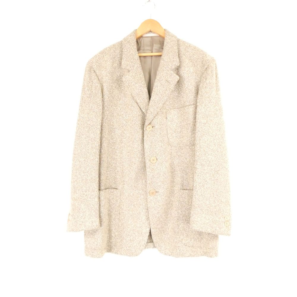 美品 Ermenegildo Zegna ゼニア Soft ソフト テーラードジャケット 50 (おおよそL想定) ウール 他 古着 アウター 背抜き 3ボタン メンズ AY7473A81 美品 Ermenegildo Zegna ゼニア Soft ソフト テーラードジャケット 50