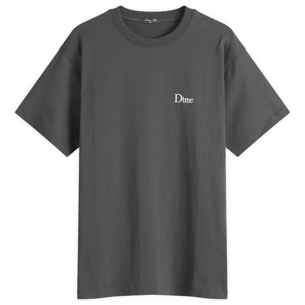 ダイム メンズ トップス Tシャツ ロゴ Dime Classic Smallogo TShirt Vintage Black ブラック