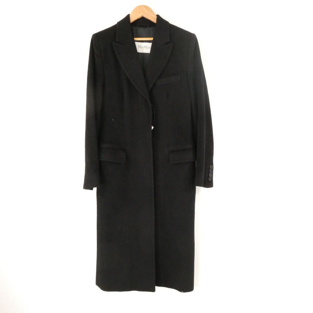 美品 MAXMARA マックスマーラ チェスターコート 40 M相当 キャメル100
