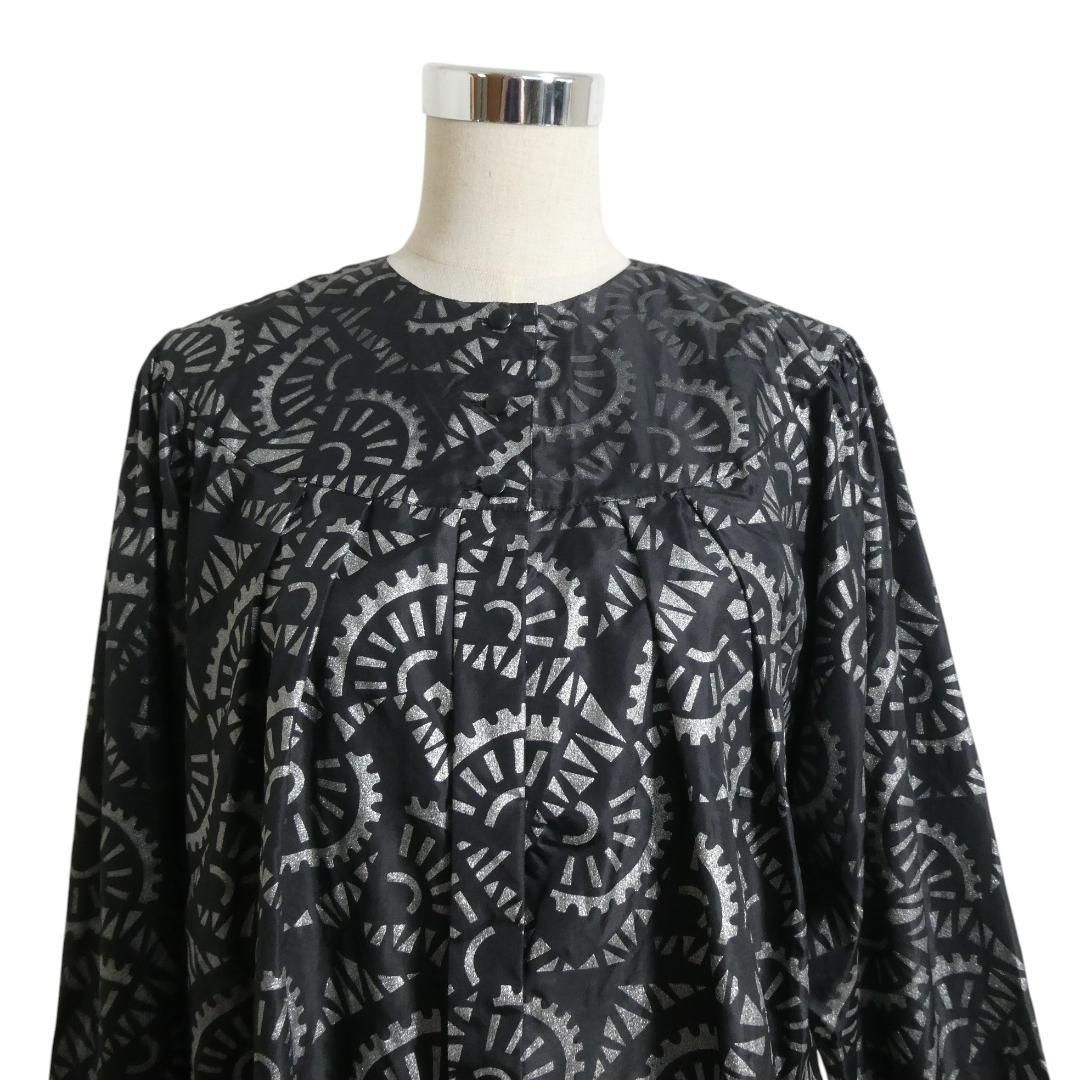 Christian Dior クリスチャンディオール サイズM シルク×ナイロン 幾何