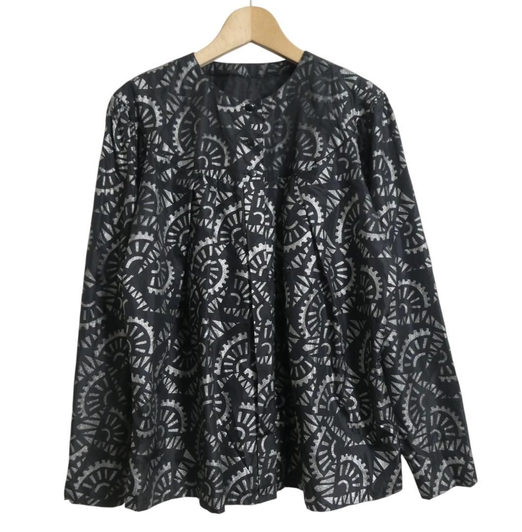 Christian Dior クリスチャンディオール サイズM シルク×ナイロン 幾何