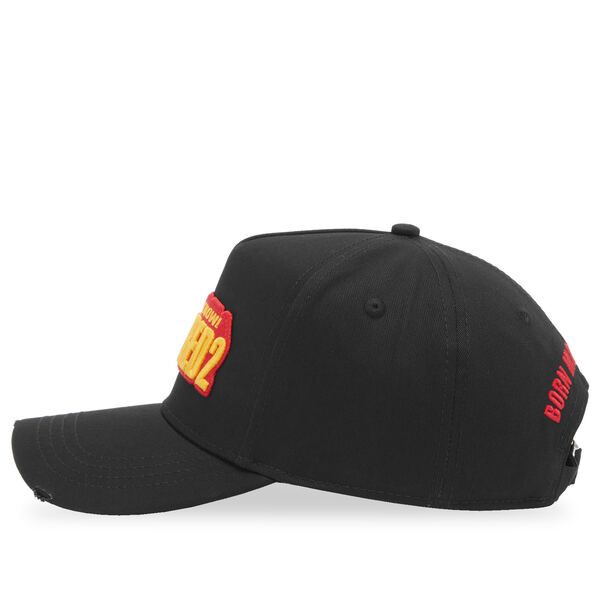 ディースクエアード メンズ アクセサリー 帽子 キャップ ロゴ Dsquared 2 3 D Logo Baseball Cap Black ブラック