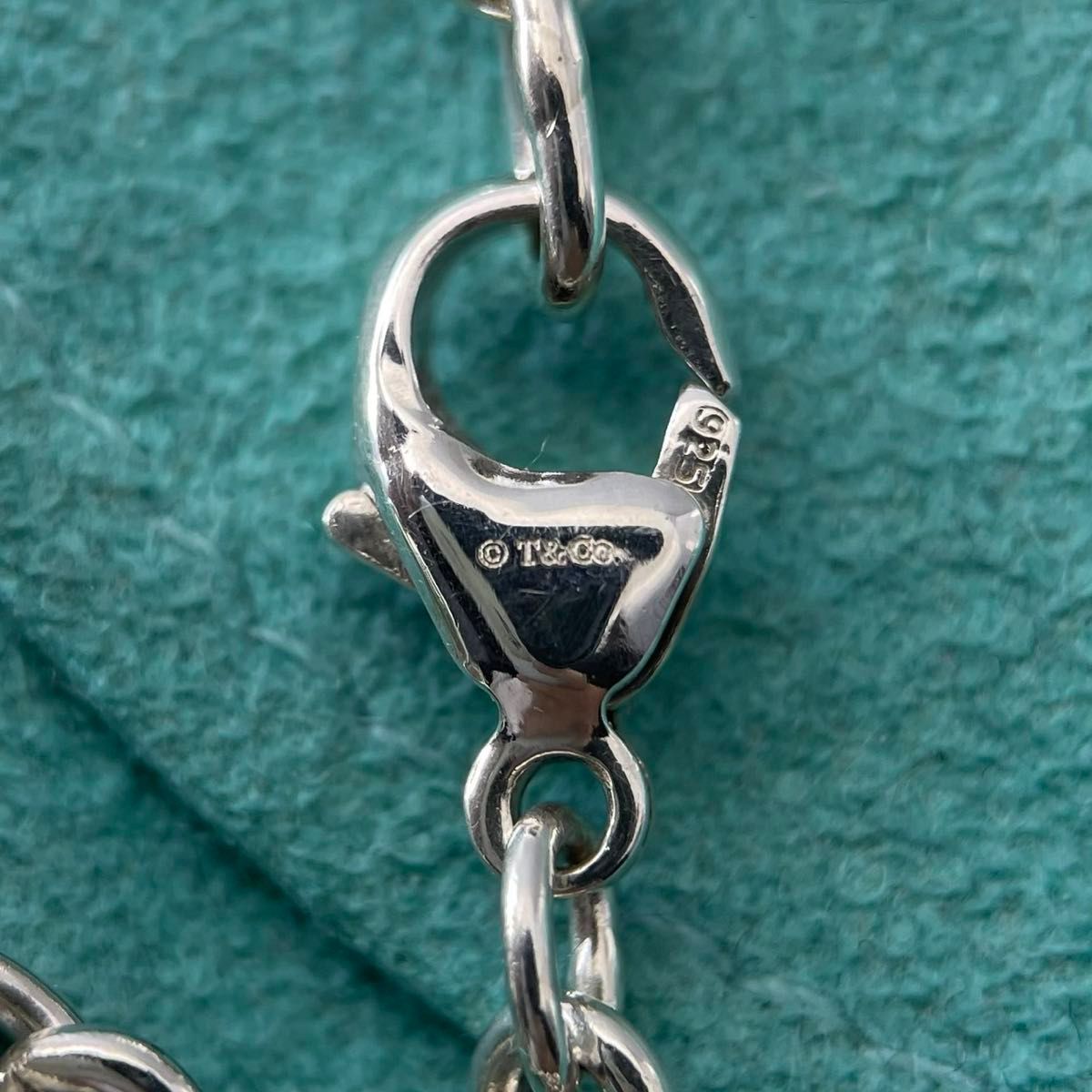 ティファニー 希少 4チャーム ブレスレット 蝶 トンボ 亀 蜂 P75fe