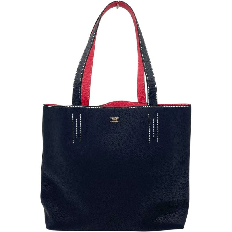 エルメス HERMES ドゥブルセンス28 A刻 ブルーニュイ・ローズアザレ