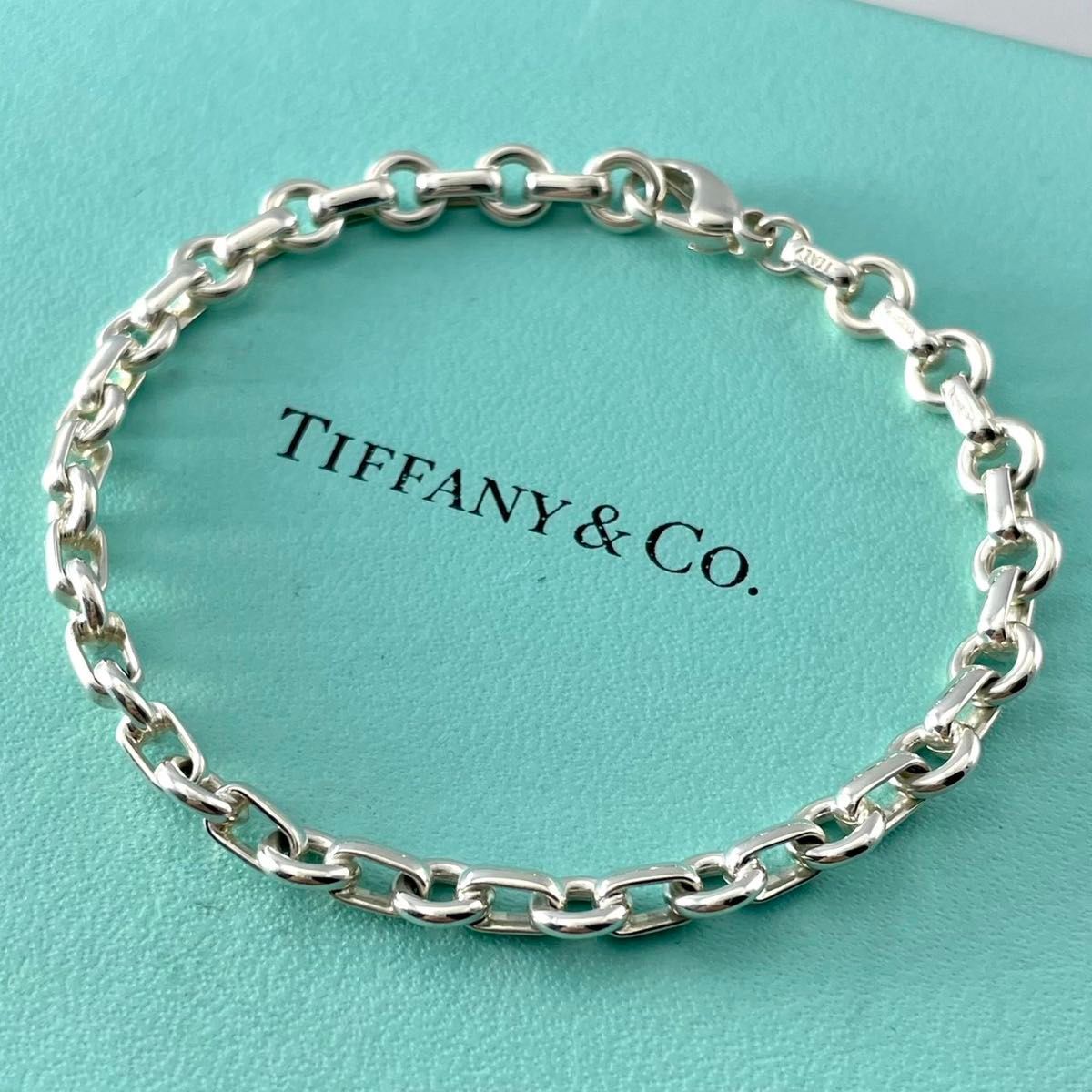 ティファニー オーバル ドーナツ リンク チェーン ブレスレット XY 2 fe