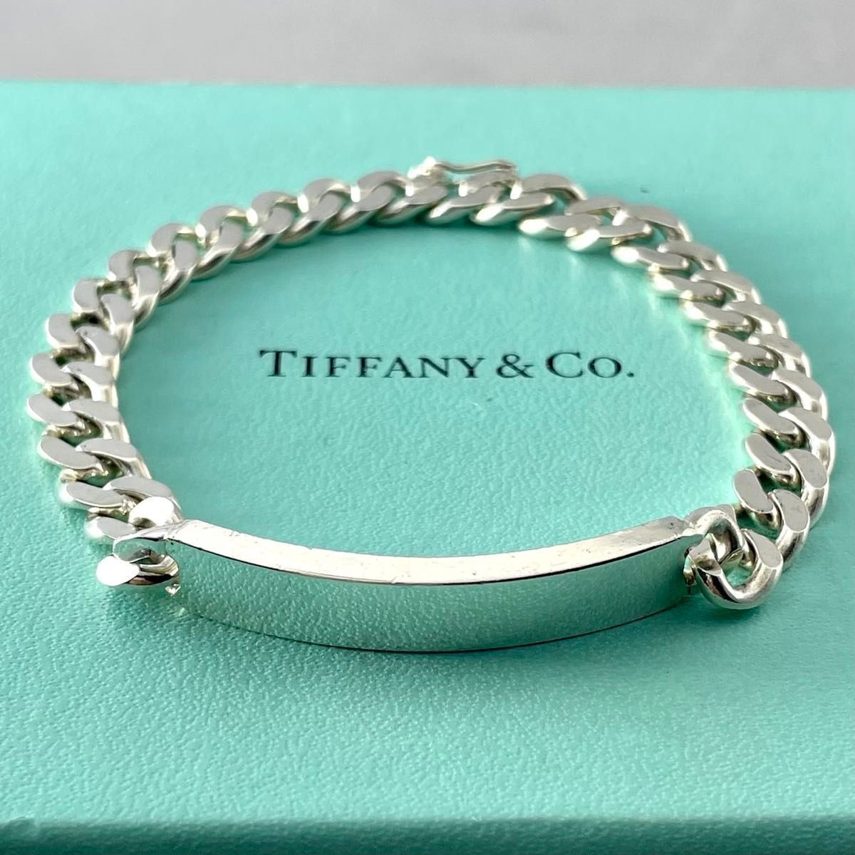 オールドティファニー 希少 ID ブレスレット シルバー 925 XW14fe