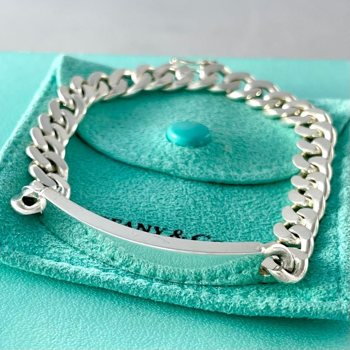 オールドティファニー 希少 ID ブレスレット シルバー 925 XW14fe